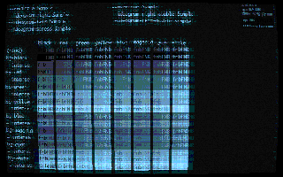 Commodore 64 cinema effect preset applied to an rbterm terminal