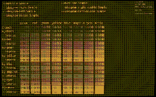 RoboCop — OCP cinema effect preset applied to an rbterm terminal